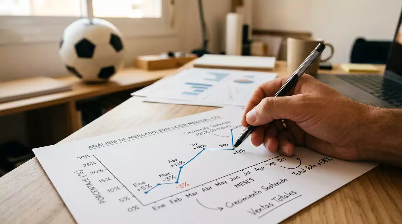 Gráfico mostrando el cálculo del margen en cuotas de apuestas